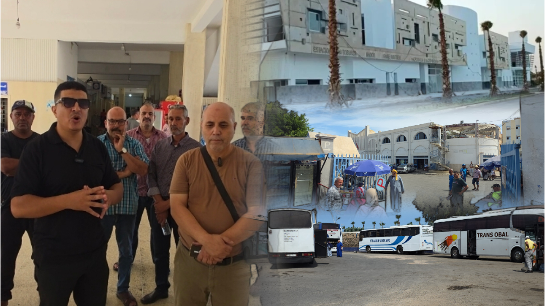 فيديو ..صرخة استغاثة بعامل الإقليم من قلب محطة الناظور ..أنقذنا من التشريد