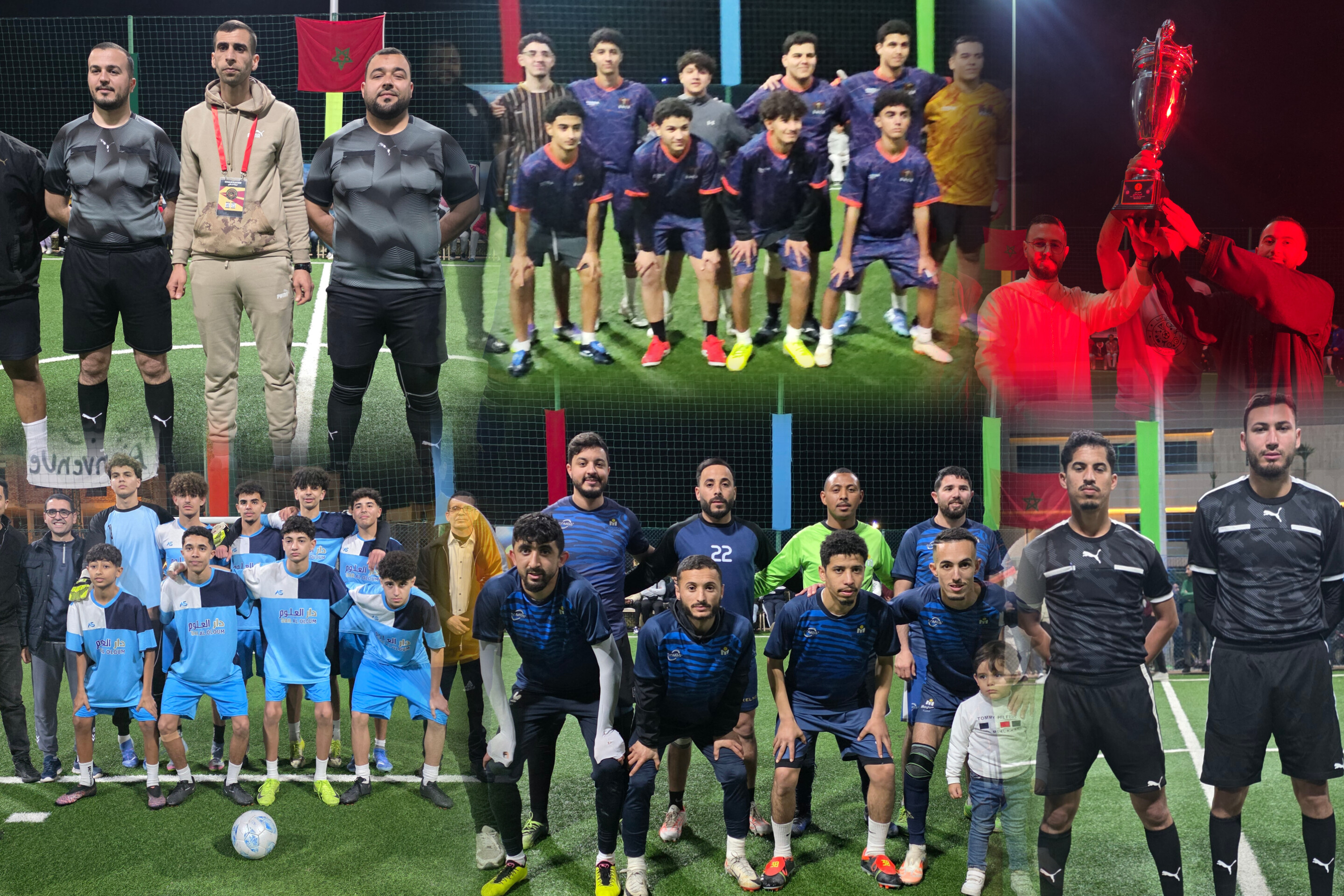 روبورتاج..أجواء حماسية تُسدل الستار على دوري دريم فوت الرمضاني بالناظور