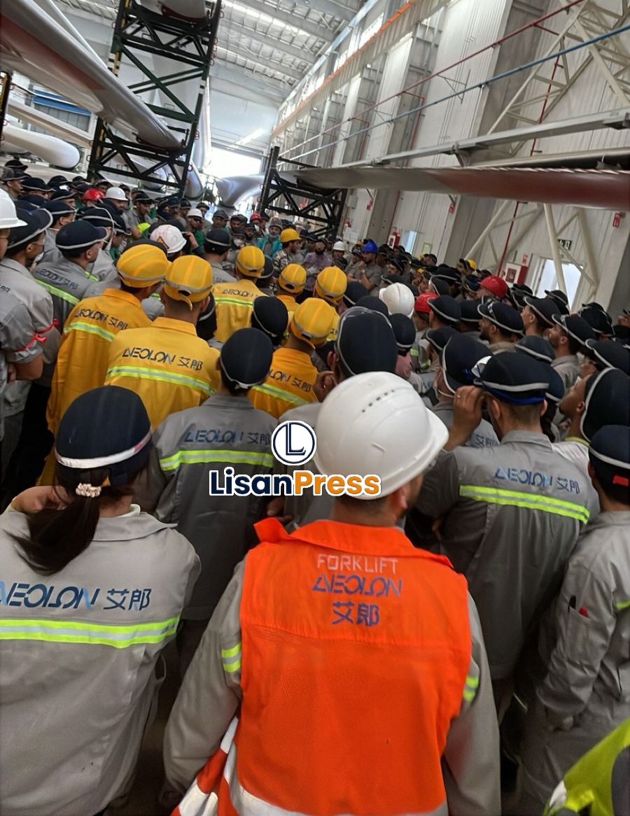 فيديو ..احتقان داخل شركة Aeolon بالدريوش وطرد عمّال يشعل الاحتجاجات